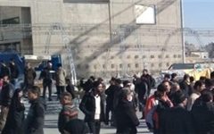 تجمع اعتراضی در مشهد