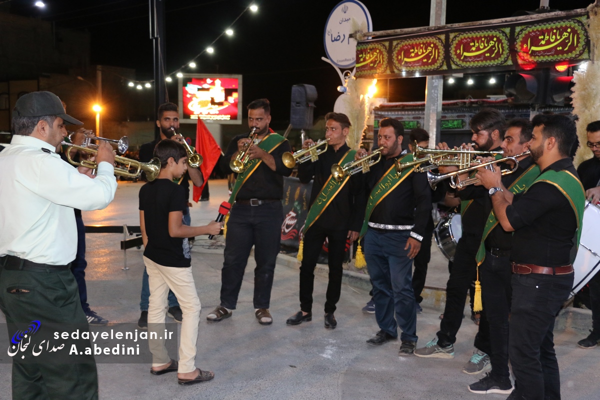 تجمع عزادارن حسینی چمگردان در شب هشتم محرم+ تصاویر | صدای لنجان